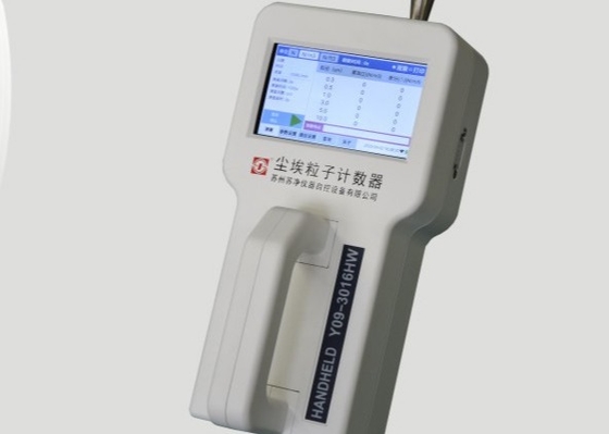 Laser Particle Counter In Cleanroom Of Pharma Factory