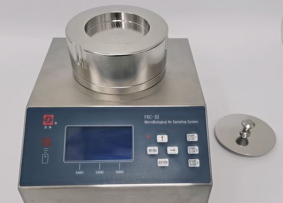 شراء عينات الهواء البيولوجية الميكروبية المحمولة عالية الحجم 0.38m / S. online manufacture