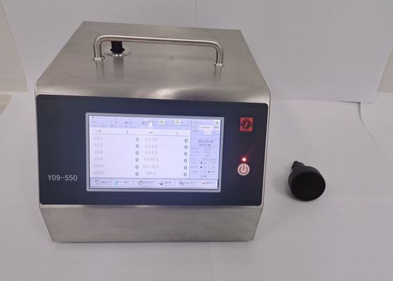 شراء 7 بوصة شاشة ملونة 50LPM الليزر عداد جزيئات الهواء مع ستة قنوات online manufacture
