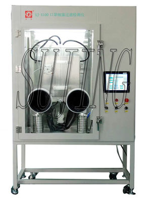 شراء آلة اختبار قناع الوجه الطبي BFE 2200cfu 28.3 لتر / دقيقة online manufacture