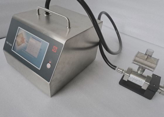شراء عداد جسيمات الهواء المحمول بست قنوات 100LPM مع طابعة حرارية مدمجة online manufacture